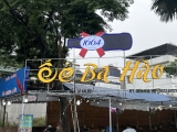 Lắp đặt biển quảng cáo  vựa Hải Sản 
