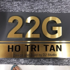 Bảng số nhà – Thẻ khóa – 1