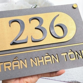 Bảng số nhà – Thẻ khóa – 3