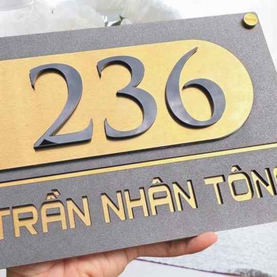 Bảng số nhà – Thẻ khóa – 3