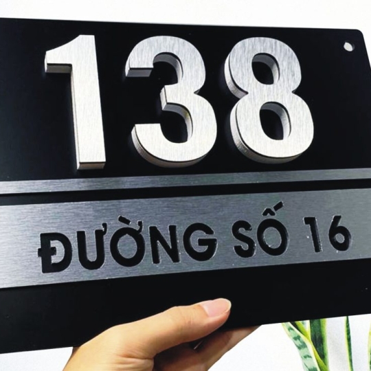 Bảng số nhà – Thẻ khóa – 4